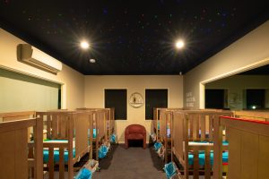 night view of nido child care centre at golden grove