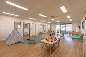 seating view of nido child care centre at baldivis east