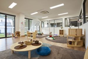 seating area view of nido child care centre at ascot vale