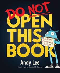 The book cover of “Do Not Open the Book” series by Andy Lee